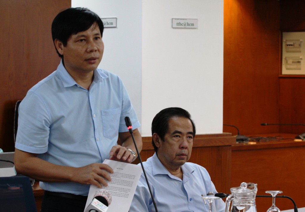 ông Phan Công Bằng, Phó Giám đốc Sở Giao thông - Vận tải TP Hồ Chí Minh