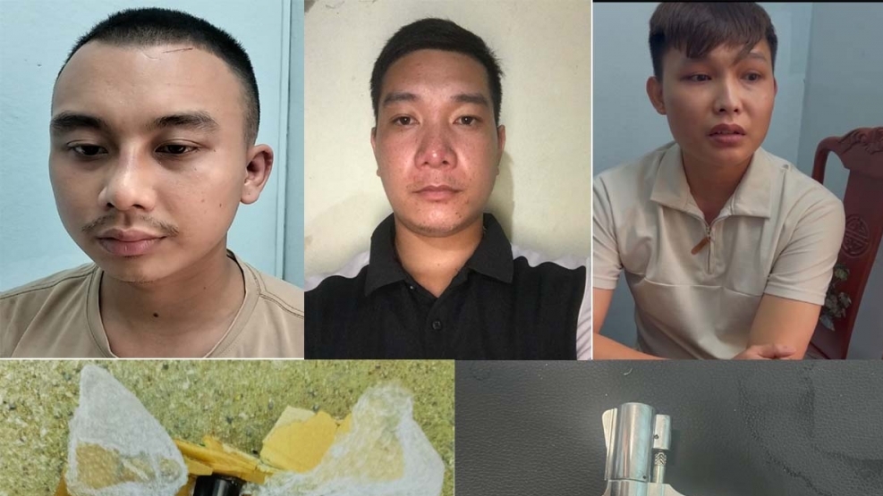 Thanh Hoá: Hai đối tượng đang đi tiêu thụ súng thì sa lưới