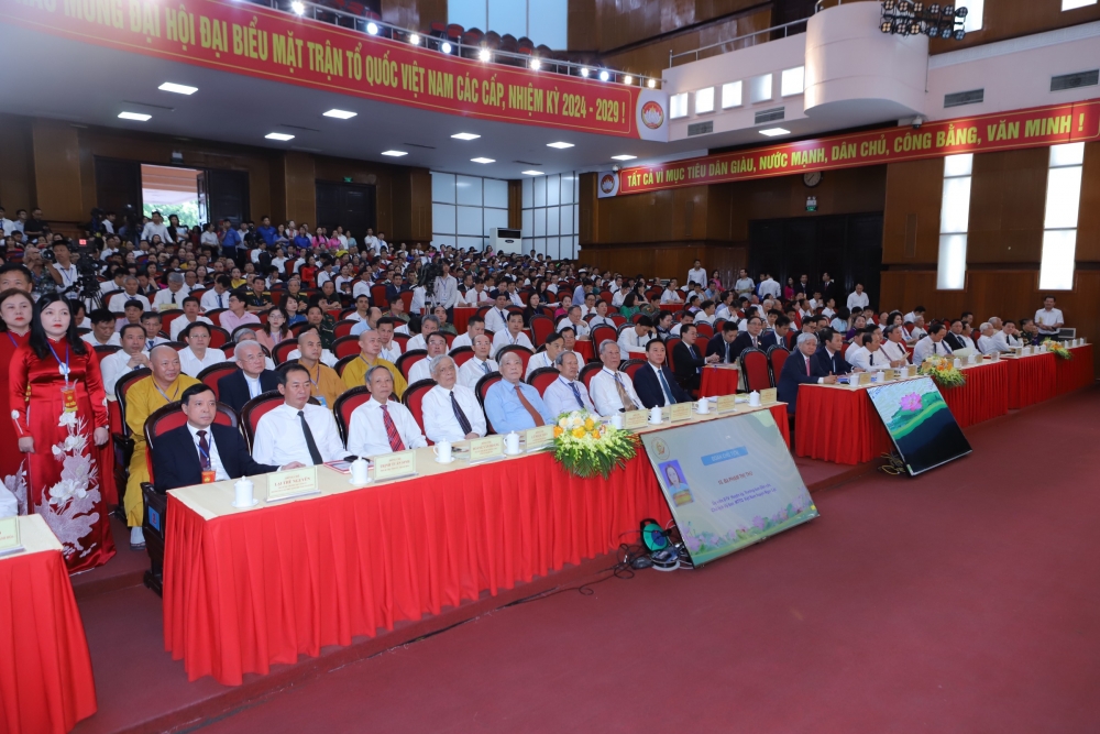 Khai mạc Đại hội đại biểu MTTQ Việt Nam tỉnh Thanh Hóa lần thứ XV