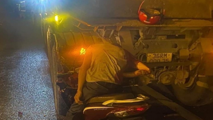 Thanh Hoá: Người đàn ông đâm vào đuôi xe đầu kéo khiến tử vong tại chỗ