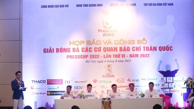 Họp báo công bố Giải bóng đá các Cơ quan Báo chí toàn quốc - Press Cup 2022