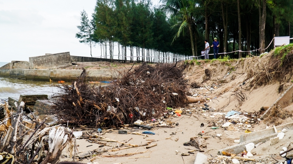 Thanh Hóa: Công bố tình huống khẩn cấp sạt lở, xâm thực bờ biển ở Hoằng Hoá