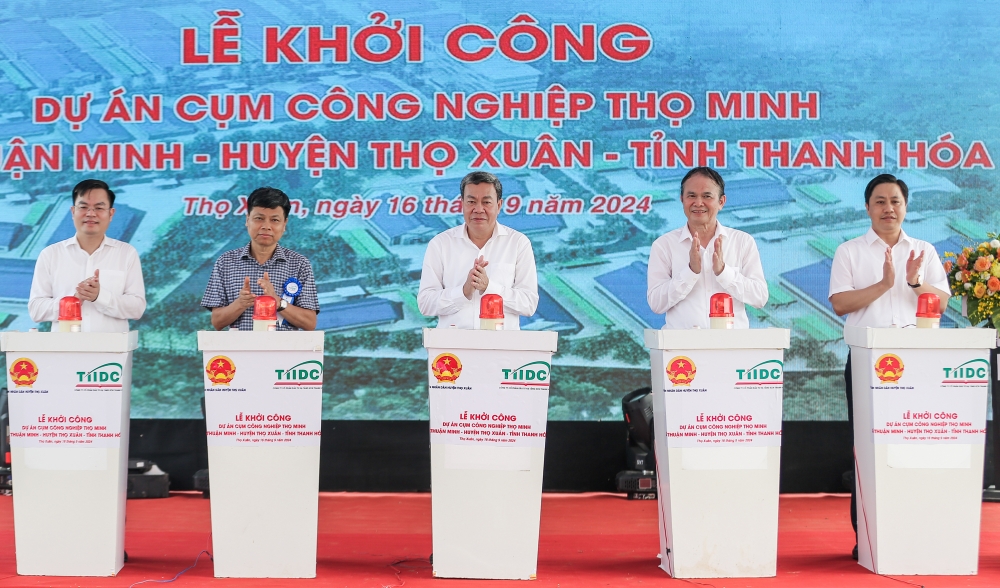 Thanh Hoá: Khởi công dự án cụm công nghiệp rộng hơn 15ha