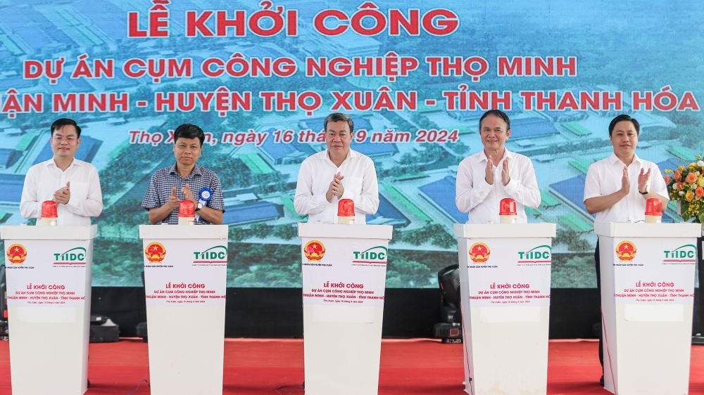 Thanh Hoá: Khởi công dự án cụm công nghiệp rộng hơn 15ha