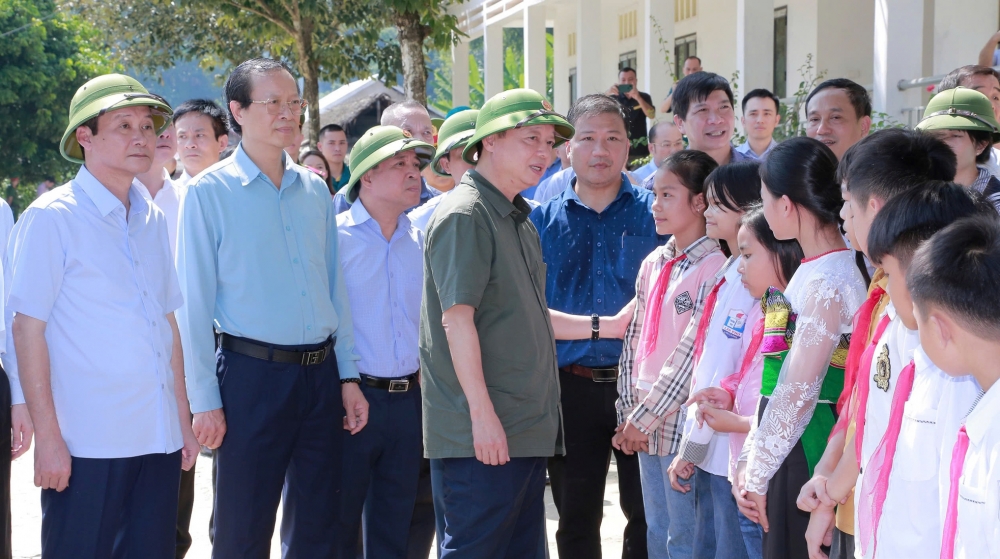 Phó Thủ tướng Trần Hồng Hà kiểm tra công tác khắc phục mưa lũ ở Thanh Hóa