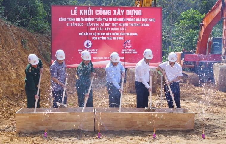 Thanh Hoá: Xây dựng công trình đường tuần tra biên giới 120 tỷ đồng