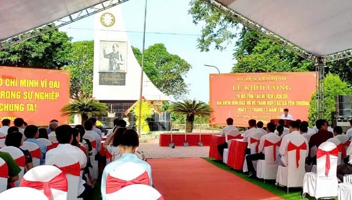 Thanh Hoá: Khởi công dự án tu bổ di tích lịch sử đón Bác Hồ về thăm