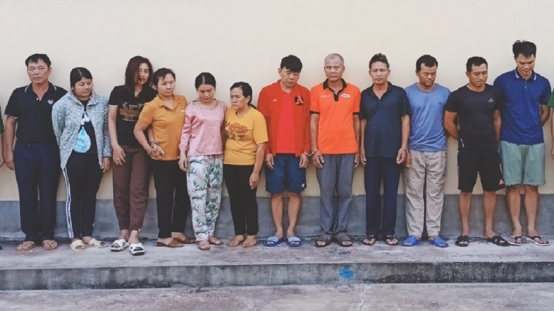 Nghệ An: Triệt phá, bắt giữ 11 đối tượng trong đường dây đánh bạc hơn 100 tỉ đồng