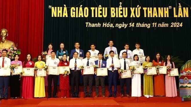 Thanh Hoá: Vinh danh 133 nhà giáo tâm huyết với sự nghiệp "trồng người"