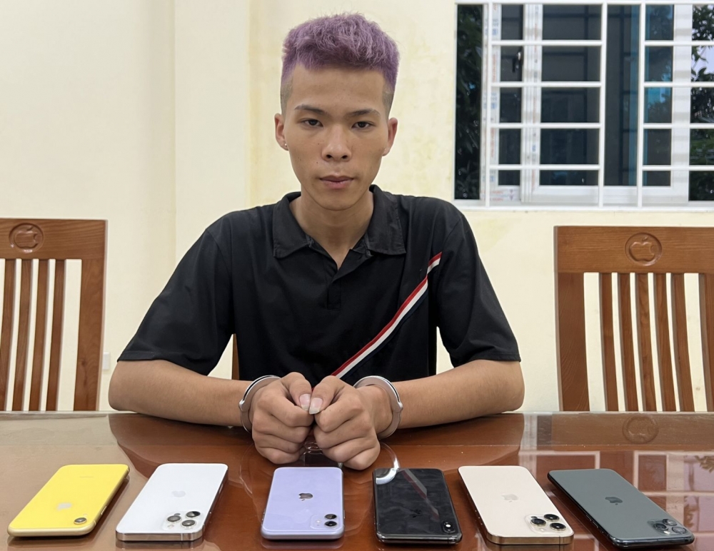 Thanh Hoá: Bắt giữ đối tượng đột nhập cửa hàng điện thoại trộm cắp tài sản