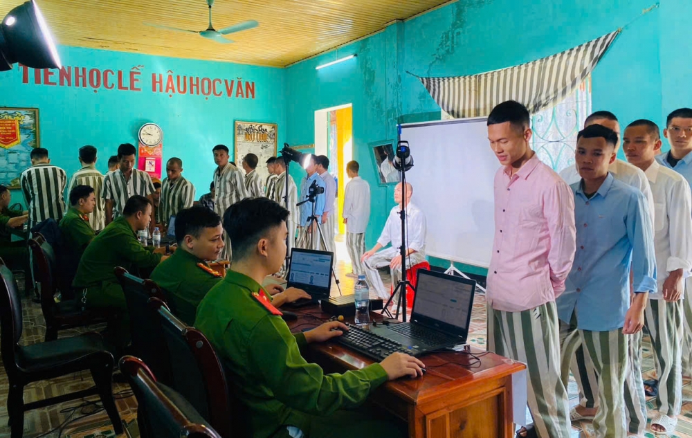 Thanh Hoá: Hơn 15.000 phạm nhân được làm thẻ căn cước