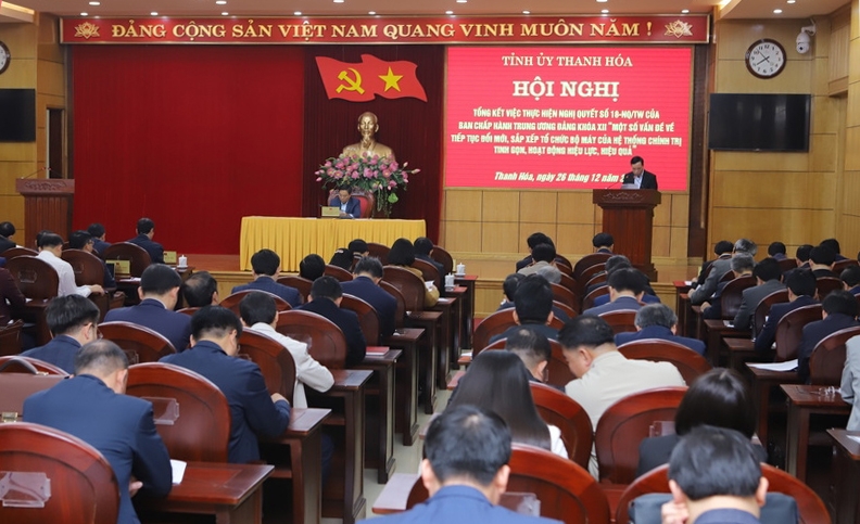 Thanh Hoá: Đảm bảo đúng định hướng và tiến độ trong việc sắp xếp tổ chức bộ máy