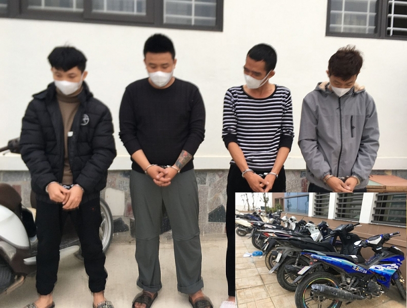 Thanh Hóa: Bắt giữ ổ nhóm trộm cắp xe máy liên tỉnh