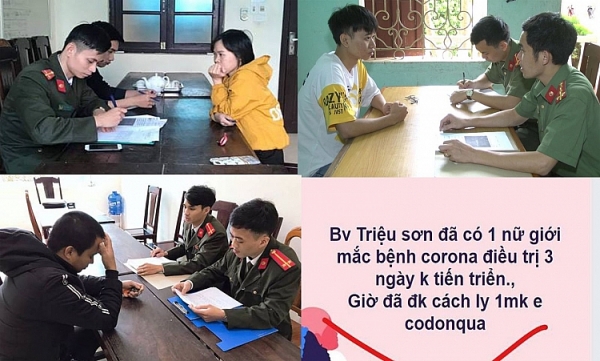 thanh hoa xu ly 123 truong hop phao tin lech lac ve dich covid 19