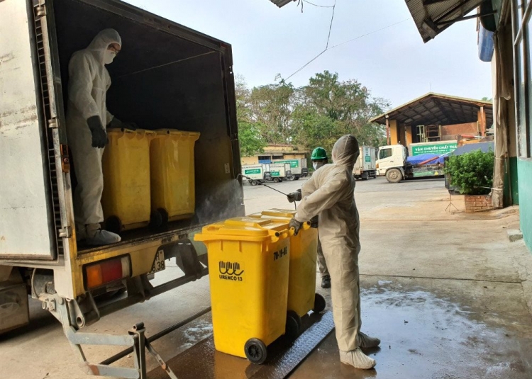 Phân loại, xử lý chất thải hàng ngày để phòng dịch COVID-19