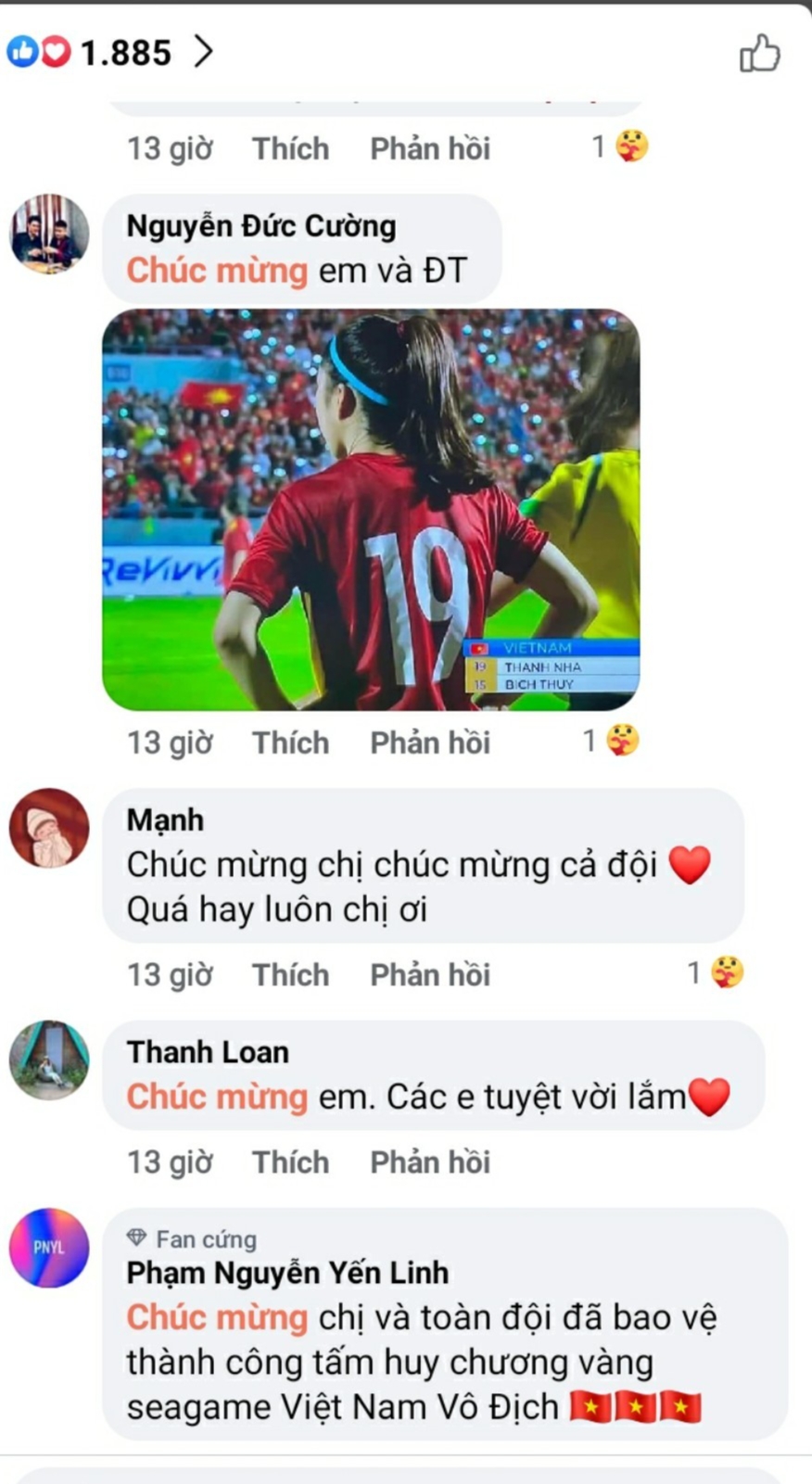 Cộng đồng mạng dành lời khen “có cánh” cho chiến thắng ngọt ngào của tuyển nữ Việt Nam