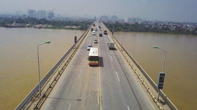 Mặt cầu Thăng Long bị xuống cấp nghiêm trọng