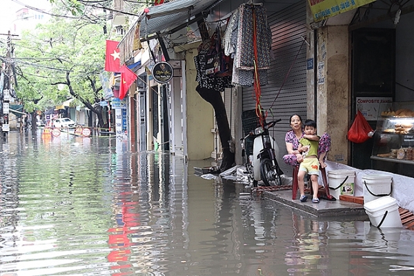 khu vuc noi thanh ha noi con 16 diem ung ngap cuc bo