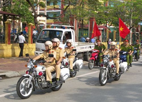 Công an TX Bỉm Sơn - Thanh Hóa ra quân 