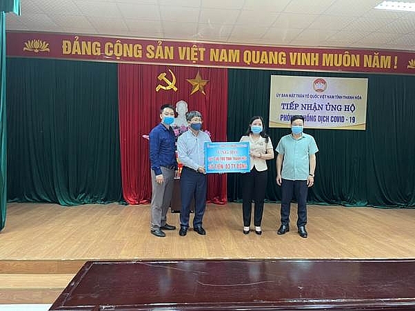 Thanh Hóa: Xi măng Long Sơn ủng hộ 5 tỷ đồng Quỹ cứu trợ tỉnh và phòng chống dịch Covid-19