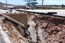 Hé lộ nguyên nhân sạt đường khiến 2 người tử vong ở Thanh Hóa