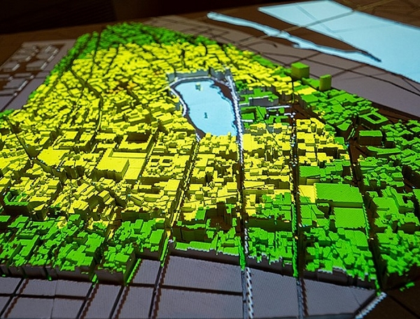 Sa bàn 3D về ô nhiễm không khí ở Hà Nội hoạt động như thế nào? sa ban 3d ve o nhiem khong khi o ha noi hoat dong nhu the nao