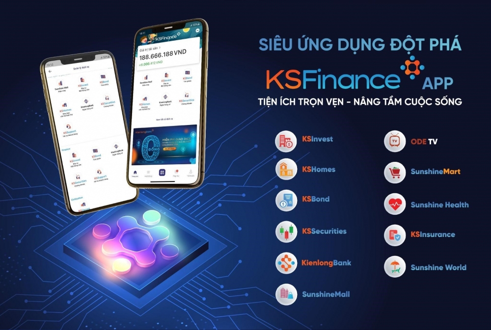 Siêu ứng dụng KSFinance mang đến một hệ sinh thái các sản phẩm và dịch vụ đa dạng, đáp ứng mọi nhu cầu cơ bản của khách hàng