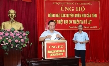 Thanh Hóa: Phát động ủng hộ đồng bào miền núi bị thiệt hại do thiên tai, lũ lụt