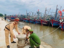 Công an Thanh Hóa sẵn sàng ứng phó với cơn bão số 4