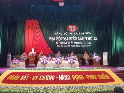 khai mac dai hoi dai bieu dang bo thi xa bim son lan thu xi