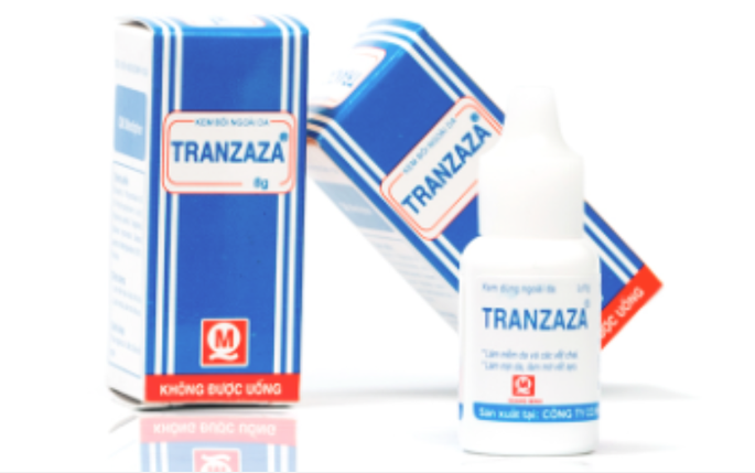 Lô sản phẩm kem bôi da Tranzaza 8g bị đình chỉ lưu hành và thu hồi trên toàn quốc do không đạt yêu cầu chất lượng
