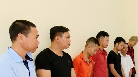 Ninh Bình: Bắt quả tang 7 đối tượng đang đánh bạc