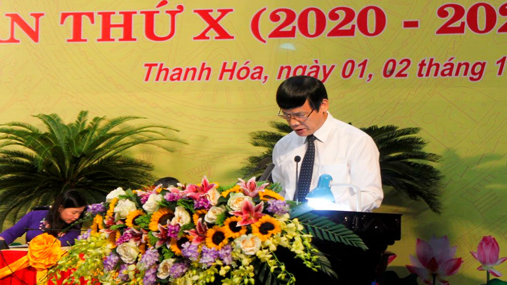 Phó Chủ tịch nước Đặng Thị Ngọc Thịnh dự Đại hội Thi đua yêu nước tỉnh Thanh Hóa lần thứ X