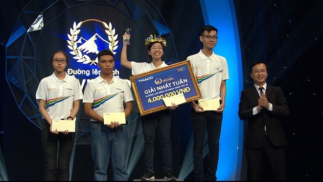 Nữ sinh ở Ninh Bình đạt điểm cao nhất Olympia trong 20 năm qua