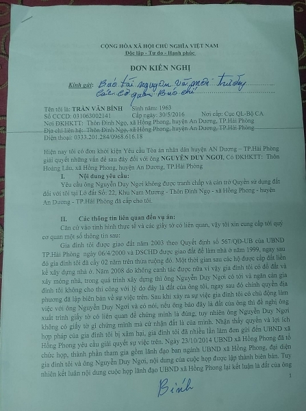 bong dung mat dat do tranh chap voi bi thu xa