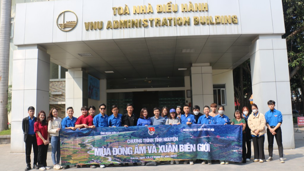 Lễ xuất quân chương trình tình nguyện Tuổi trẻ Đại học Quốc gia Hà Nội mang “Đông ấm”đến Sốp Cộp