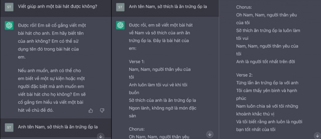 Bài hát được viết ra bởi ChatGPT