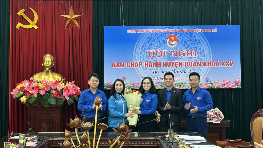 Đồng chí Tạ Thu Sa giữ chức Bí thư huyện đoàn Thanh Trì