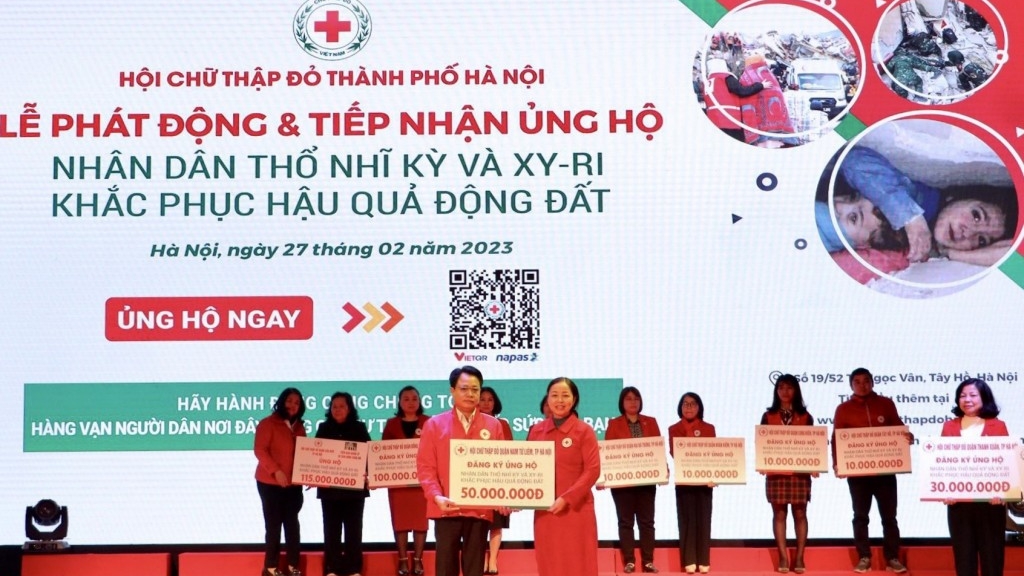 Phát động ủng hộ Nhân dân Thổ Nhĩ Kỳ và Xy-ri