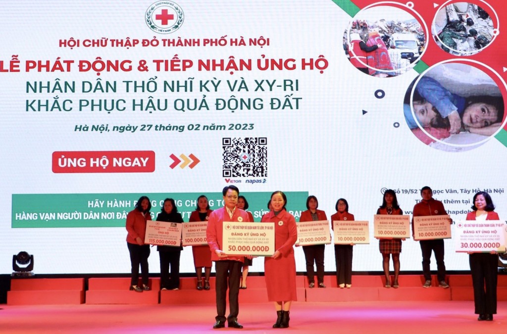Chủ tịch Hội Chữ thập đỏ thành phố Hà Nội