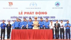 Tuyên dương 12 Tỉnh, Thành đoàn trong công tác đảm bảo trật tự an toàn giao thông