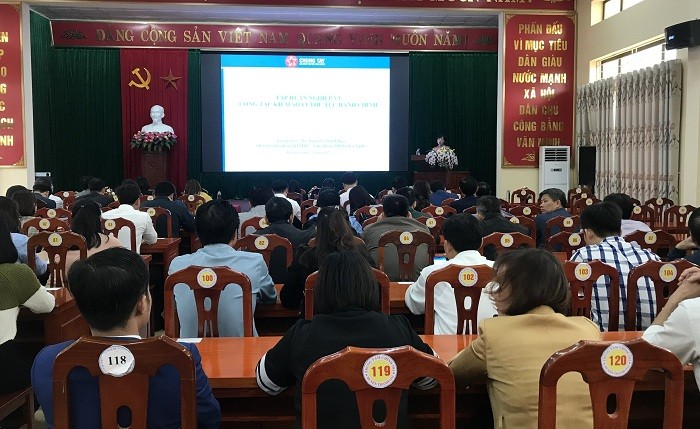 Huyện Thanh Oai: Nâng cao chất lượng cán bộ làm công tác thủ tục hành chính
