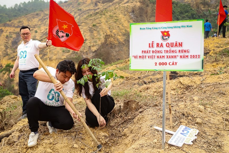 Đoàn Thanh niên Khối Doanh nghiệp Trung ương phát động lễ trồng rừng 2023