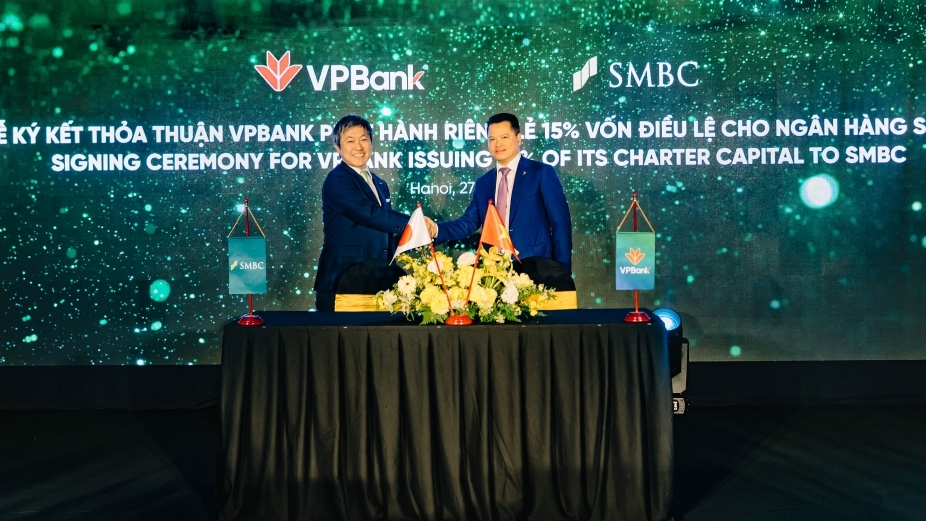 VPBank bán 15% vốn điều lệ cho Ngân hàng SMBC của Nhật Bản