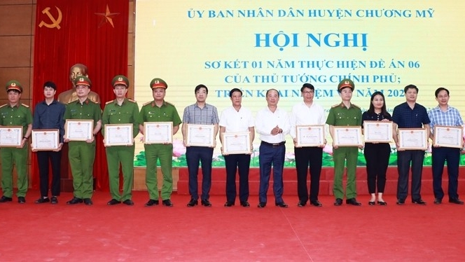 Một năm căng mình giải quyết dịch vụ công trực tuyến của Công an huyện Chương Mỹ