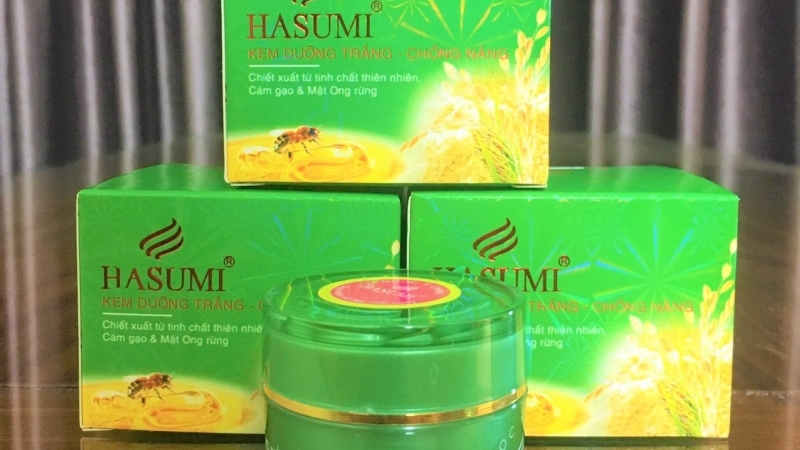 Đình chỉ lưu hành, thu hồi lô kem dưỡng trắng HASUMI có chất lạ