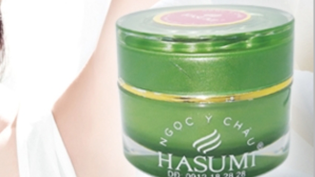 Hà Nội: Đình chỉ lưu hành, thu hồi kem dưỡng trắng chống nắng HASUMI
