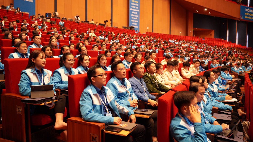 Chùm ảnh đoàn đại biểu tuổi trẻ Thủ đô tại Đại hội Đoàn toàn quốc lần thứ XII