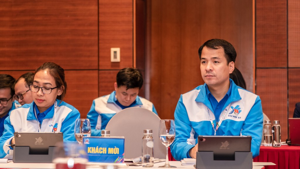 Bí thư Trung ương Đoàn Ngô Văn Cương tham dự diễn đàn Ấn tượng kỳ Đại hội Đoàn toàn quốc không giấy