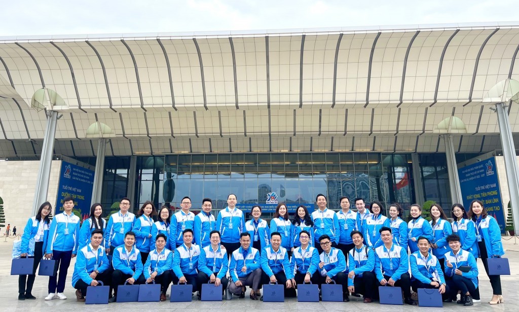 Đoàn đại biểu thanh niên Hà Nội tham dự Đại hội Đoàn toàn quốc lần thứ XII